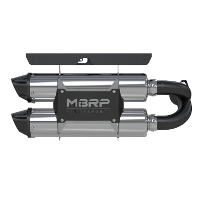 MBRP 2014 Polaris RZR XP 1000 Stacked Dual Slip-On Performance Series product photo