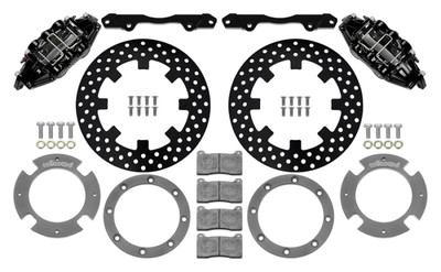 Wilwood 2017-2021 Can-Am X3RS Black Rear Brake Kit 11.25in Drilled Rotors product photo