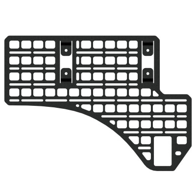 BuiltRight Industries 2019-2026 Ram 1500 5ft 7in (Rebel / TRX) Bed Bedside Rack System - Driver Front Panel - 102505