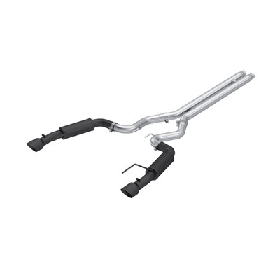 Shop the best deals on in-stock MBRP Exhaust Black-Coated Aluminized Steel, 3" Cat-Back Dual Split Rear, Race Version for 2024-2026 Ford Mustang GT S650, 5.0L - S7253BLK from JustBoltOns.com.