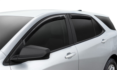 AVS Ventvisor 194335 fits 2021-2026 Jeep Grand Cherokee L ONLY. 4-piece smoke window deflector set. No-drill installation. Does NOT fit standard 2-row Grand Cherokee.