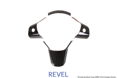 Revel GT Dry Carbon Steering Wheel Insert Covers Tesla Model 3 - 3 Piece
