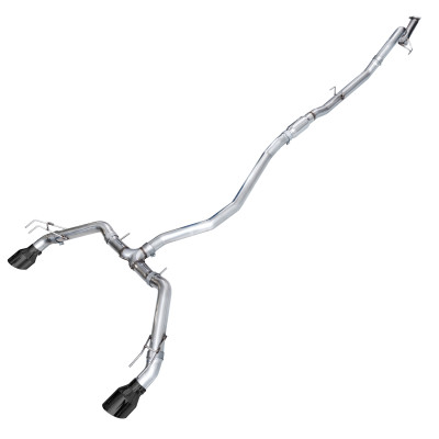AWE Tuning 2022-2024 Honda Civic Si FE1 FWD Track Edition Catback Exhaust | Dual Diamond Black Tips | 3020-33331