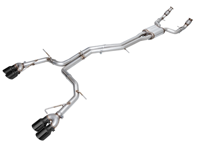 AWE Tuning 2019-2023 Audi C8 S6/S7 2.9T V6 AWD Track Edition Exhaust | Diamond Black Tips | 3020-43109