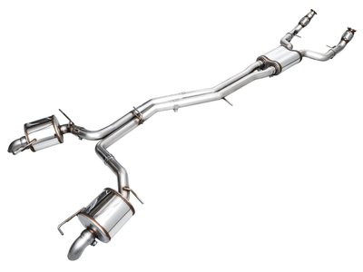 AWE Tuning Audi 2019-2023 C8 A6/A7 3.0T Touring Edition Cat-back Exhaust- Turn Downs | 3015-31003