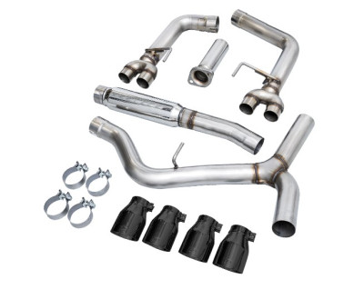 AWE Tuning 2022-2024 VB Subaru WRX Track Edition Exhaust - Diamond Black Tips