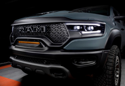 Oracle 2019-2024 RAM Rebel / 2021-2024 TRX Front Bumper Flush AMBER LED Light Bar System - 5885-005