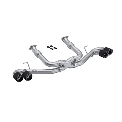 MBRP ARMOR Pro Cat-Back Exhaust, T304 Stainless Steel - 2020-2026 Chevrolet Corvette C8 6.2L V8 - S70423CF