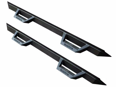 Raptor Series Magnum RT (with Drop Down Steps) - Textured Powder-Coated Black - 2020-2025 Silverado / Sierra 1500 | 2020-2025 Silverado / Sierra 2500HD & 3500HD (Crew Cab) - RTS26CH