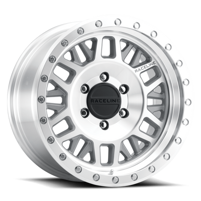 Raceline 951MC Ryno Machined Wheel 17x8.5 | 6x139.7 BC (6x5.5) | +18 Offset - fits Chevrolet Silverado 1500 1999-2026, GMC Sierra 1500 1999-2026, Chevrolet Tahoe 1992-2026, Chevrolet Suburban 1992-2026, GMC Yukon 1992-2026, and 25 more