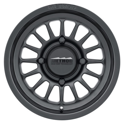 Method Race Wheels Method MR411 Bead Grip Matte Black Wheel 15x10 | 4x136 BC | +25 Offset - fits Can-Am Maverick X3, Can-Am Defender, Can-Am Commander, Honda Pioneer 1000, Honda Talon, and 1 more