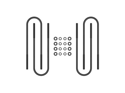 ICON 00-04 Ford F-250/F-350 Front Semi Round U-Bolt Kit