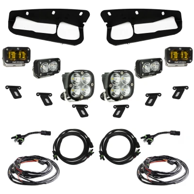 Baja Designs 21-22 Ford Bronco S2 Fog Pocket Kit Amber product photo