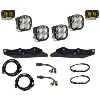 Baja Designs 17-20 Ford F-150 Raptor S2 Fog Pocket Kit Amber product photo