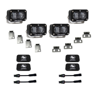 Baja Designs 21-22 Ford F-150 Raptor S2 Fog Pocket Kit Clear product photo