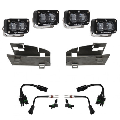 Baja Designs 2019-2024 RAM 1500 Rebel / 2021-2024 RAM TRX S2 Fog Pocket Kit Clear product photo