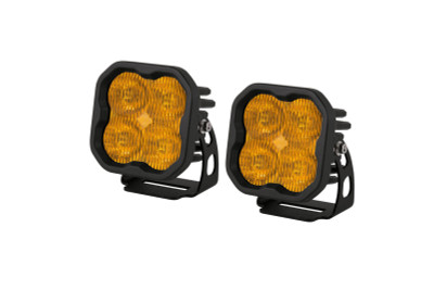 Diode Dynamics SS3 LED Pod Max - Yellow SAE Fog Standard (Pair)