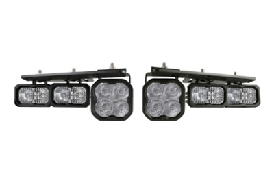 Diode Dynamics 2021-2024 Ford Bronco Stage Series Fog Pocket Kit - White Sport