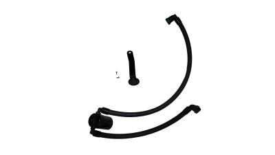 J&L 2024-2025 Ford Mustang 5.0L Oil Separator 3.0 PCV Side - Black Anodized