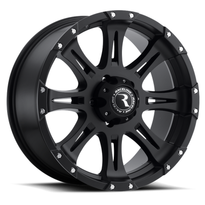 Raceline 981 Raptor 17x9in / 6x139.7 BP / 0mm Offset / 106.1mm Bore - Satin Black Wheel