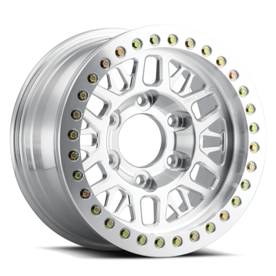 Raceline RT951F Ryno Machined Wheel 17x9 | 5x139.7 BC (5x5.5) | -12 Offset - fits Ram 1500 Classic 1994-2024, Ford Bronco 1966-1996, Ford F-100 1948-1996, Jeep CJ-5 1954-1983, Jeep CJ-7 1976-1986, and 7 more