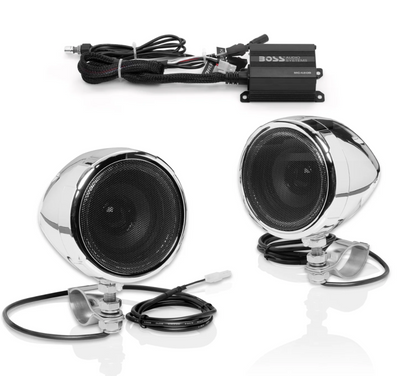 Boss Audio Systems Motorcycle Speaker Amplifier / Bluetooth / 3in Speakers