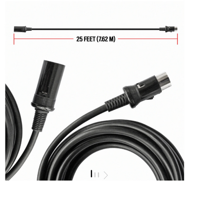 BOSS Audio Systems 25ft Extension Wired Remote Control Cable For MGR420R