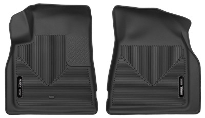 Husky Liners X-act Contour Front Seat Floor Liners, Black for 2008-2015 Buick Enclave / 2007-2015 GMC Acadia - Part #53141