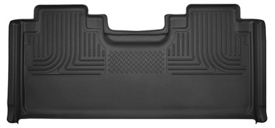 Husky Liners X-act Contour 2nd Row Seating Floor Liners, Black for 2015-2017 Ford F-150 Super Cab - Part #53451