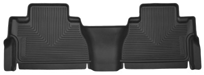 Husky Liners X-act Contour 2nd Row Seating Floor Liner, Black for 2014-2020 Toyota Tundra Crew Cab / Ext Cab - Part #53821