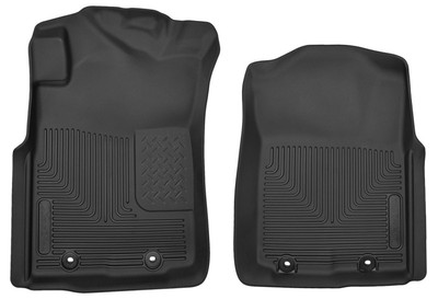 Husky Liners X-act Contour Front Floor Liners, Black for 2012-2014 Toyota Tacoma Pickup - Part #53701