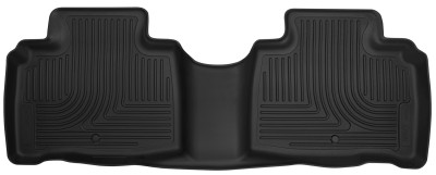 Husky Liners X-act Contour Floor Liners (2nd Row Seating), Black for 2016-2018 Lincoln MKX - Part #52511