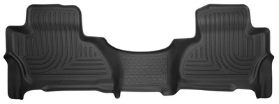 Husky Liners X-act Contour Floor Liner (2nd Row Seating), Black for 2015-2017 Cadillac Escalade ESV - Part #53171