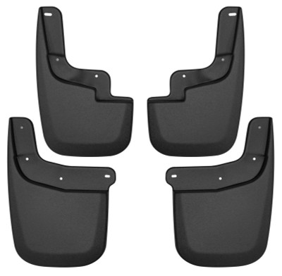 Husky Liners 15-16 Chevy Colorado No Flares or Cladding Front and Rear Mud Guards - Black