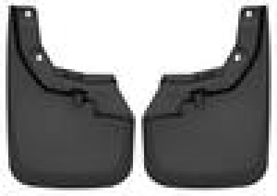 Husky Liners 2016 Toyota Tacoma w/ OE Fender Flares Custom Molded Front Mud Guards - Black