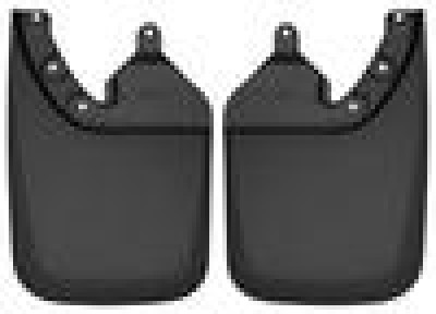 Husky Liners Custom-Molded Mud Guards, Black for 2016-2023 Toyota Tacoma w/ OE Fender Flares Custom Molded Rear - Part #57941