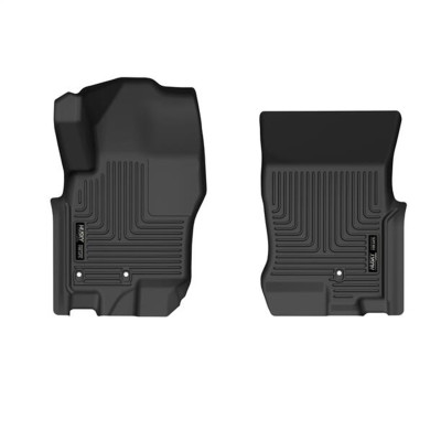 Husky Liners WeatherBeater Front Row Floor Liners, Black for 2008-2021 Nissan Frontier Crew Cab - Part #13511