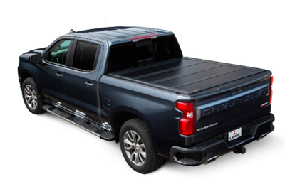 LEER Group Hard Folding Tonneau Cover, Aluminum Panels - 2019-2024 Ram 6Ft4In - 650299