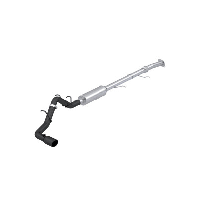 MBRP 2023-2024 Chevy Colorado/GMC Canyon Aluminized Steel 3in Cat-Back Single Side Exit - Black