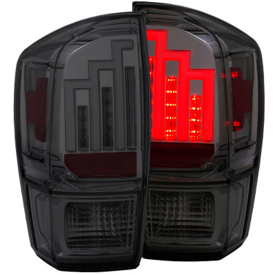 ANZO 2016-2023 Toyota Tacoma LED Taillights Smoke