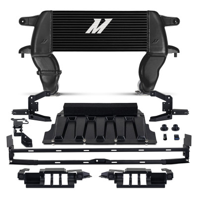 Mishimoto Intercooler, Black | 2021-2026 Ford Bronco High Mount | MMINT-BR-21HBK