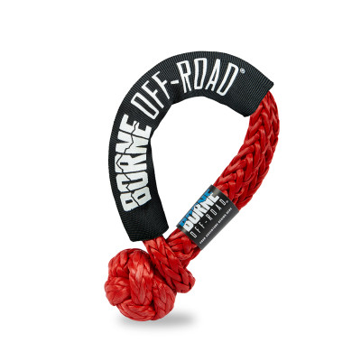 Borne Recovery Gear, Red | 7/16in X 20in Soft Shackle | BNSS-716-RD