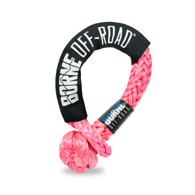 Mishimoto Recovery Gear | 7/16in X 20in Soft Shackle Hot Pink | BNSS-716-PK