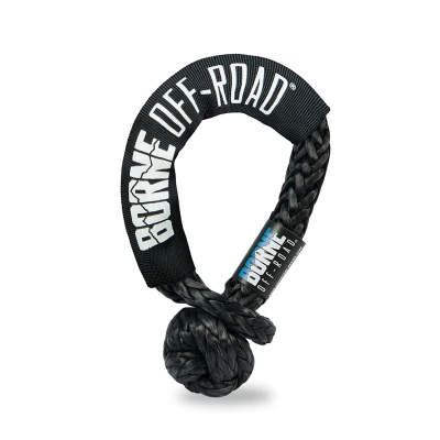 Borne Recovery Gear, Black | 7/16in X 20in Soft Shackle | BNSS-716-BK