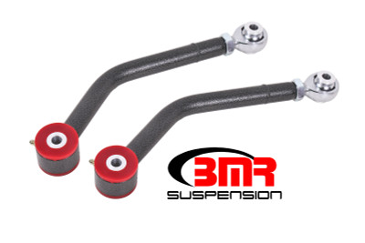 Shop in-stock special deals on BMR 2008-2023 Challenger Upper Control Arms Single Adj. Rod Ends (Polyurethane) - Black Hammertone - UCA111H from JustBoltOns.com. Military & First Responder Discounts Available.