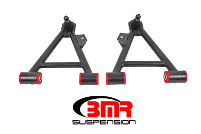 Shop in-stock special deals on BMR 1994-2004 Mustang Lower Non-Adj. A-Arms (Coilover Only) w/ STD. Ball Joint (Poly) - Black Hammertone - AA041H from JustBoltOns.com. Military & First Responder Discounts Available.
