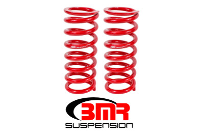 Shop in-stock special deals on BMR 1979-2004 Fox Mustang Front Lowering Springs - Red - SP028R from JustBoltOns.com. Military & First Responder Discounts Available.