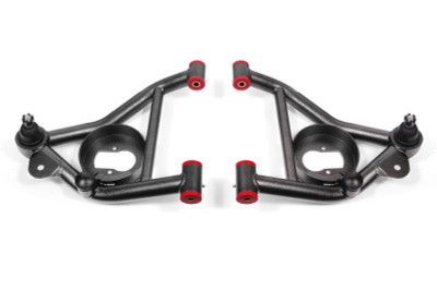 Shop in-stock special deals on BMR 1982-1992 GM F-Body (Camaro, Firebird) 3rd Gen Chevy Camaro / 1982-1992 GM F-Body (Camaro, Firebird) 3rd Gen Firebird Non-Adj. Lower A-Arms (Polyurethane) - Black Hammertone - AA008H from JustBoltOns.com. Military & First Responder Discounts Available.
