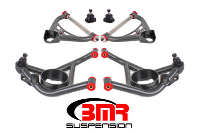 Shop in-stock special deals on BMR 1970-1981 Camaro | Firebird (2nd Gen F-Body) Upper And Lower A-Arm Kit - Black Hammertone - AA031H from JustBoltOns.com. Military & First Responder Discounts Available.