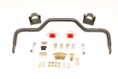 Shop in-stock special deals on BMR 1964-1972 Grand Sport | Skylark | El Camino | Chevelle | Malibu | Monte Carlo | Cutlass | 442 | Lemans | GTO (A-Body) w/ 3.25in Axles Rear Solid 1.375in Xtreme Anti-Roll Bar Kit - Black Hammertone - XSB007H from JustBoltOns.com. Military & First Responder Discounts Available.